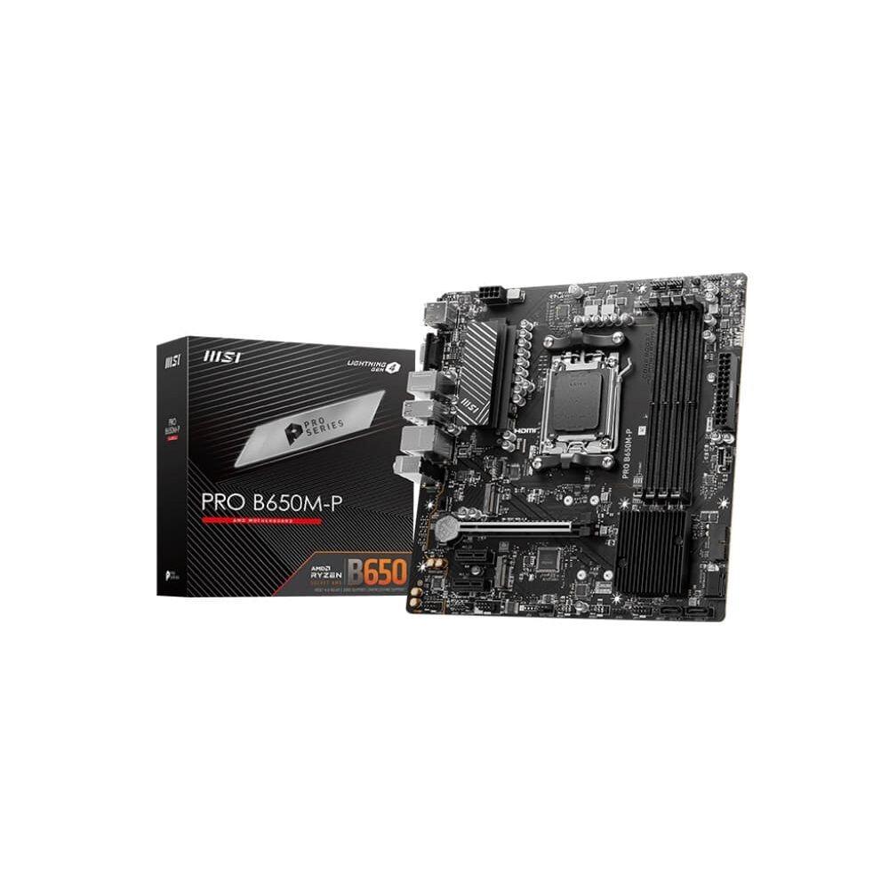 MSI PRO B650M-P DDR5 AM5 mATX - a partir de R$1.022,07