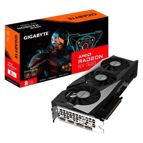 Placa de Vídeo RX 7600 Gigabyte Gaming OC 8GB GDDR6 - a partir de