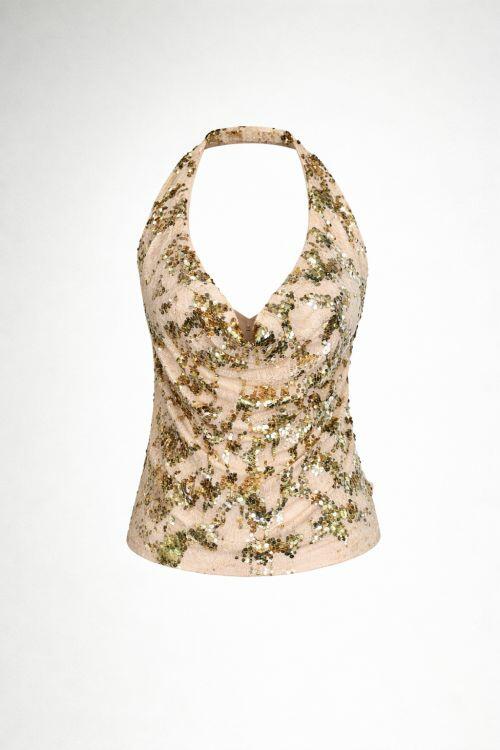 blusa renda com paete