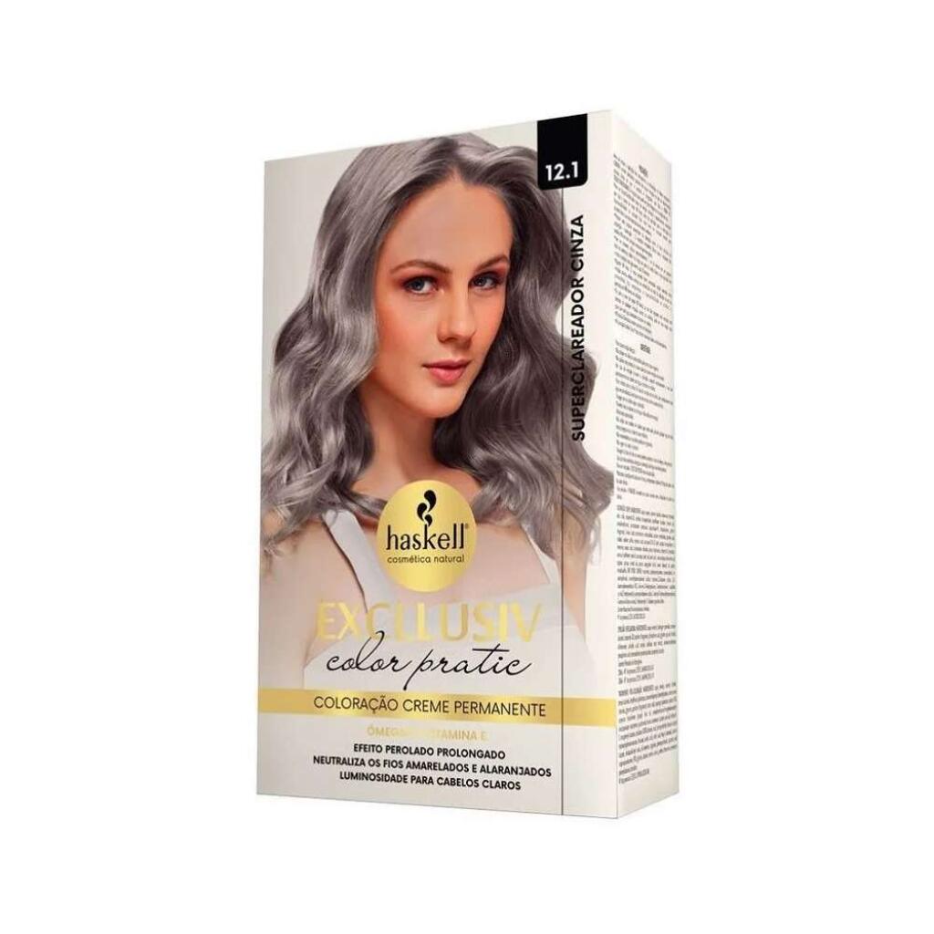 Comprar KIT EXCLLUSIV COLOR PRATIC 12.1 SUPERCLAREADOR CINZA- HASKELL