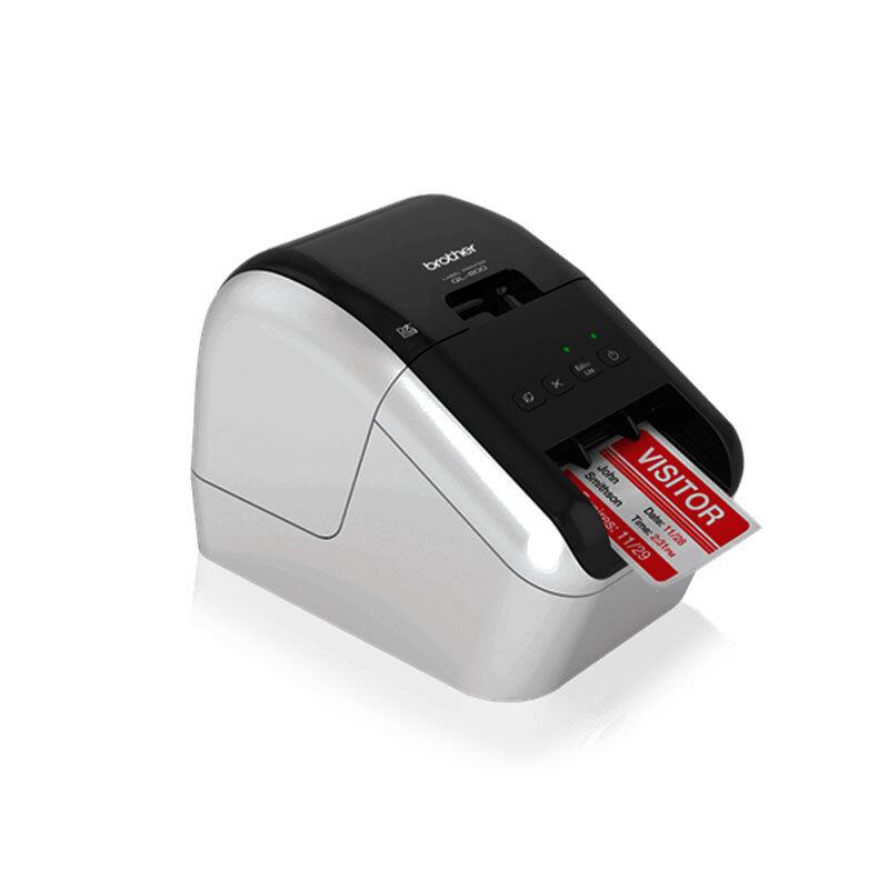Impressora Térmica Etiqueta Brother Ql800 Transferência Térmica Monocromática Usb 110v