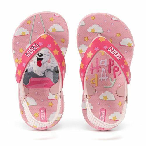Chinelo Infantil Para Meninas Acqua Print Com Personagem