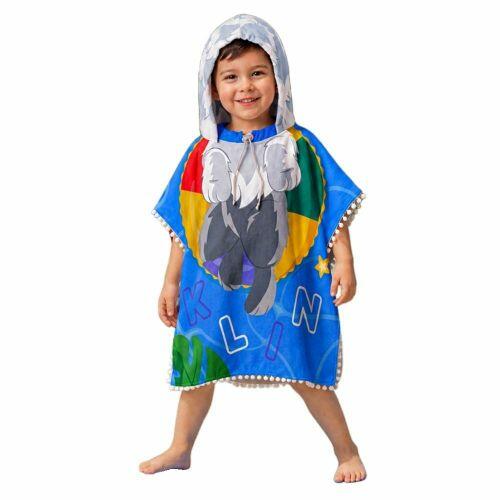Toalha Poncho Infantil Klin