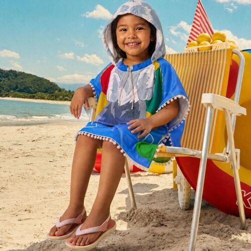 Toalha Poncho Infantil Klin