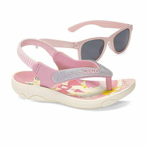 Chinelo Infantil Klin Acqua Print com �culos