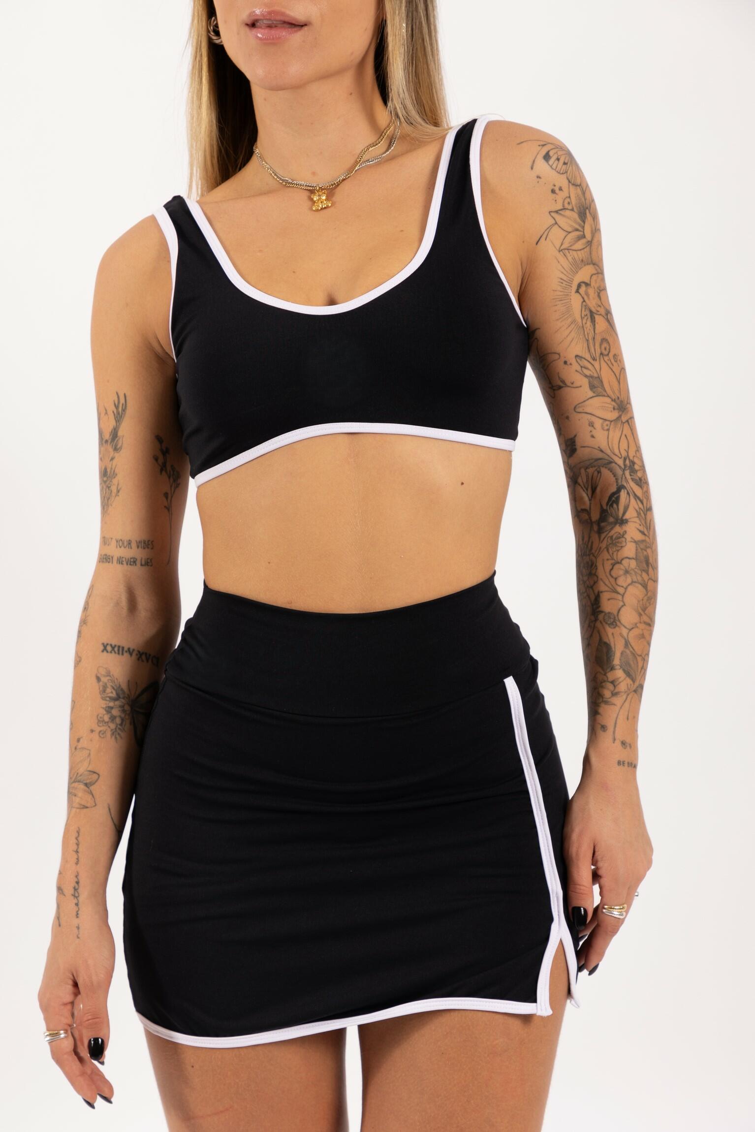 Comprar Top Bia Preto e Branco - a partir de R$40,32