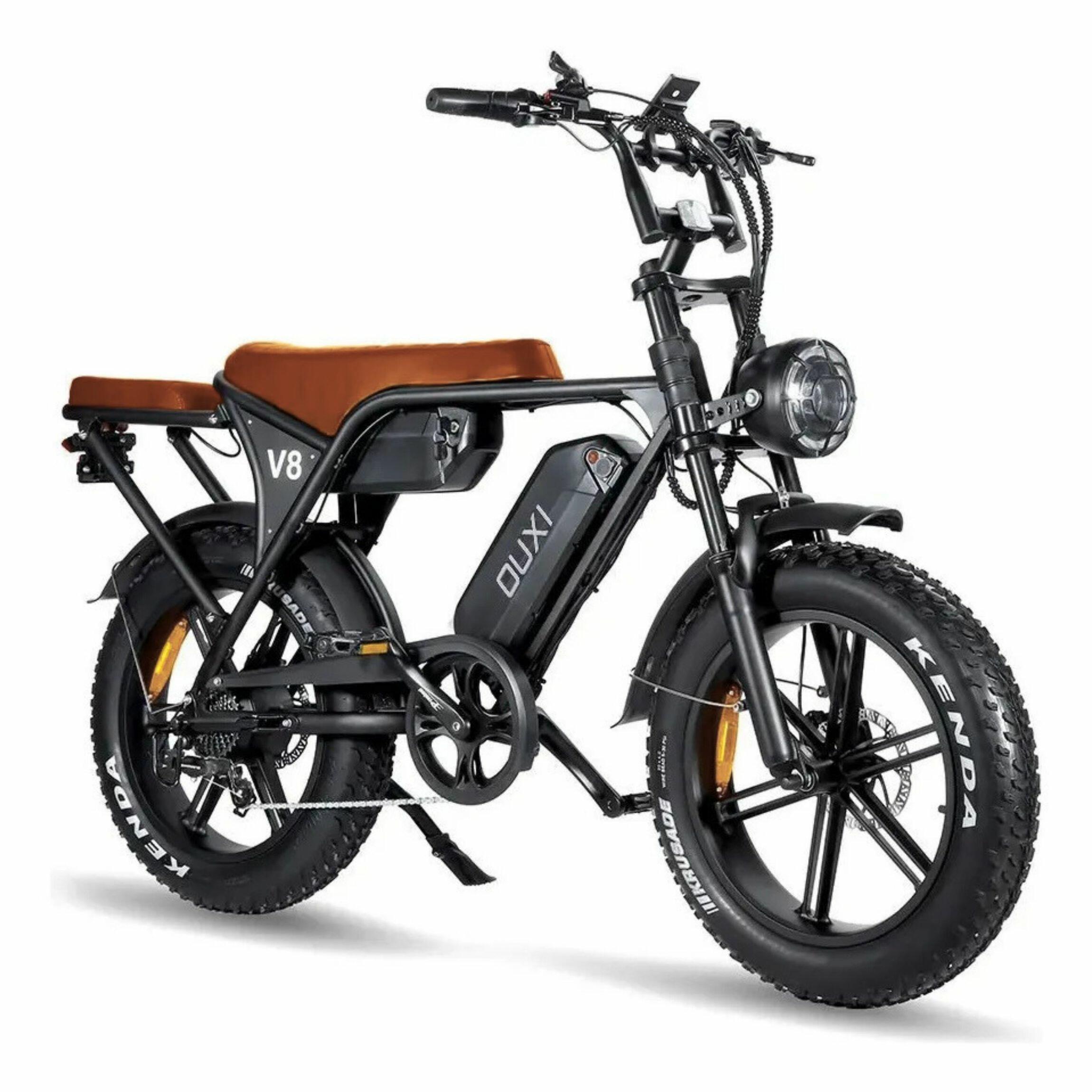 Bicicleta elétrica OUXI V8 S | E-bike 1000W com Bateria 48V e