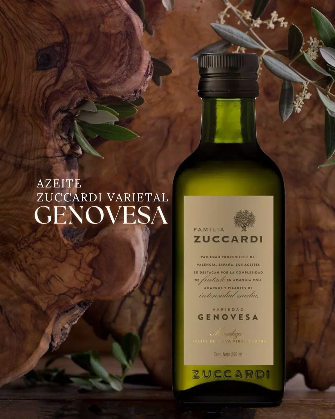 Comprar Azeite de Oliva Familia Zuccardi - Varietal Genovesa