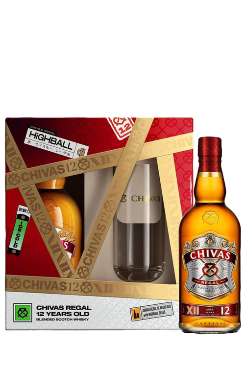 Whisky Chivas Regal 12 anos - Brinde Taça Alta