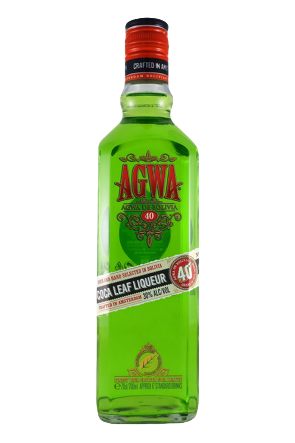 Comprar Licor Agwa de Bolivia - Licor de Folha de Coca - 700ml