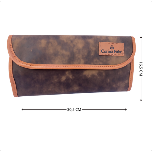 Kit Organizador em Vinil Nature Marrom
