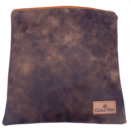 Mini Kit Organizador em Vinil Nature Marrom