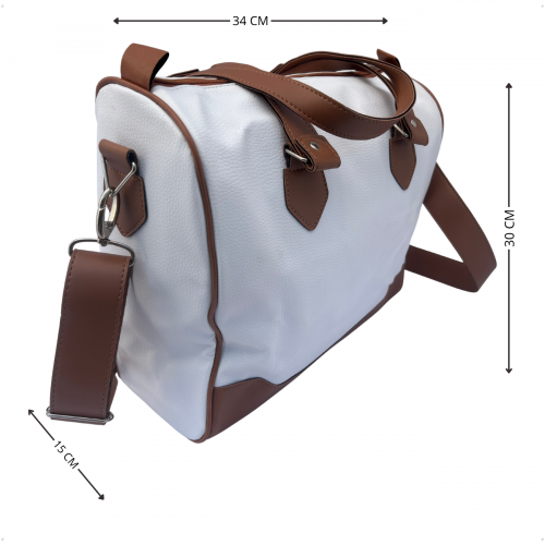 Bolsa Organizadora Médica em Vinil Dollaro Branco BR