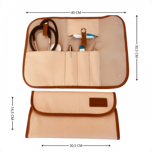 Super Kit Organizador em Vinil Versalhes Marfim