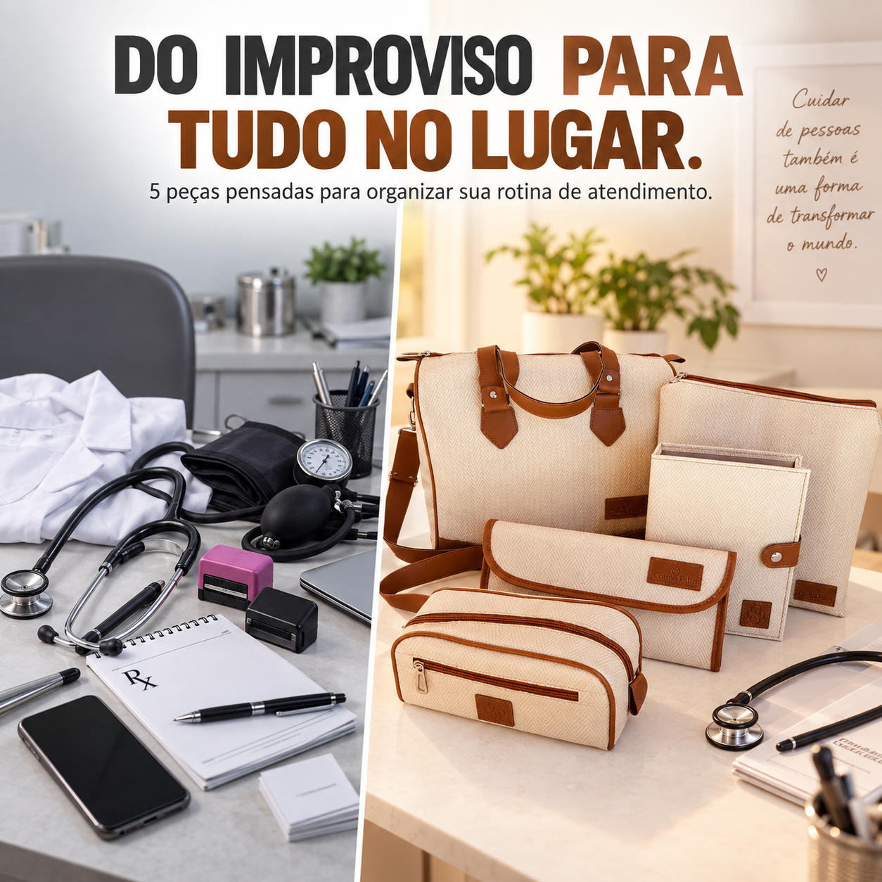 Super Kit Organizador em Vinil Versalhes Marfim