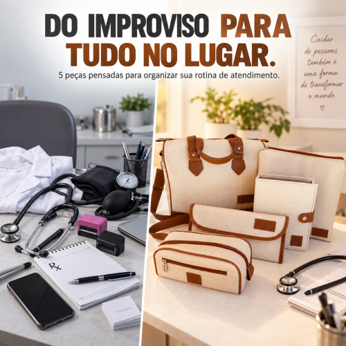 Super Kit Organizador em Vinil Versalhes Marfim