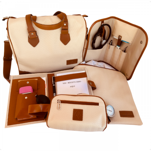 Super Kit Organizador em Vinil Versalhes Marfim