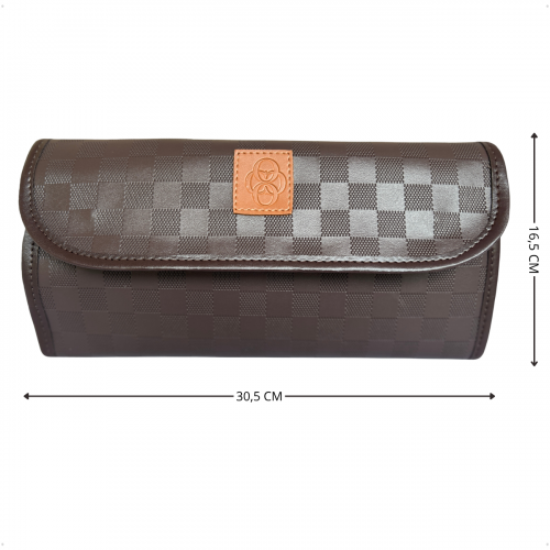 Porta Estetoscópio Masculino em Vinil Marrom BR