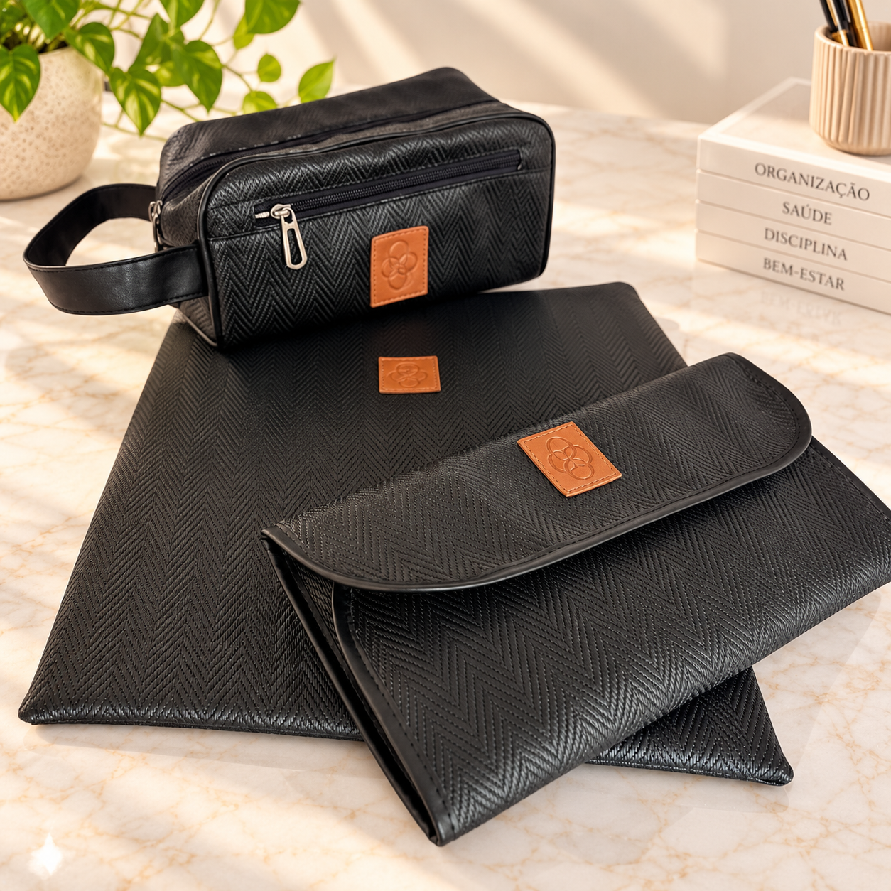 Mini Kit Organizador Médico Masculino Versalhes Preto BR