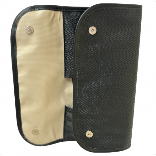 Porta Estetoscópio Masculino em Vinil Versalhes Preto