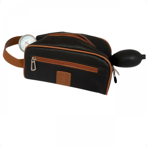 Kit Organizador Médico em Vinil Versalhes Preto