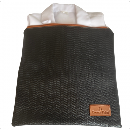 Kit Organizador Médico em Vinil Versalhes Preto