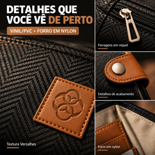 Kit Organizador Médico Masculino Versalhes Preto BR
