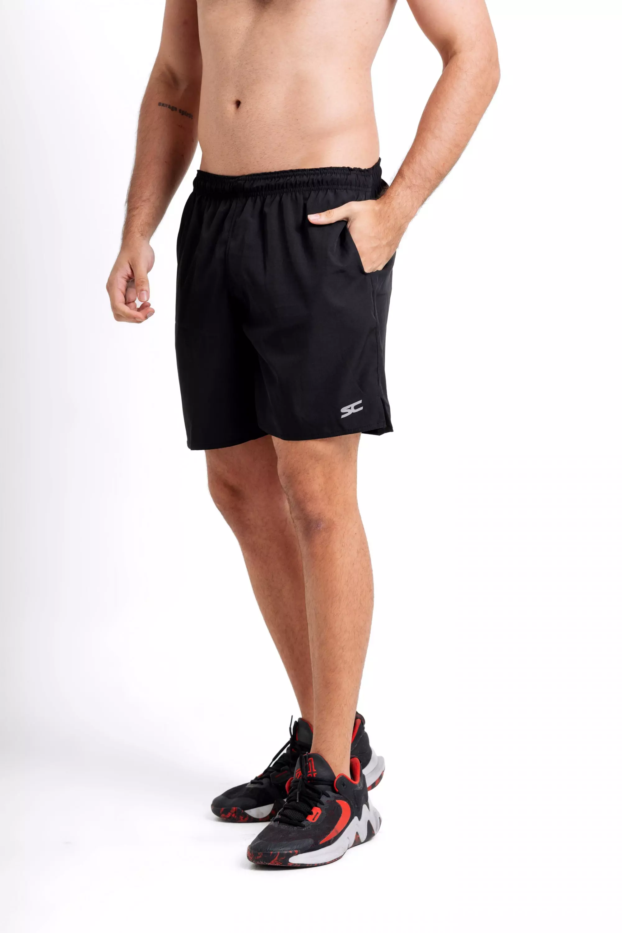 SHORT MICROFIBRA EM ELASTANO - R$129,00