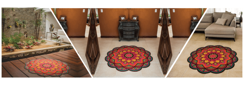 5 ideias para utilizar Mandalas para criar espa�os harm�nicos e com ar zen