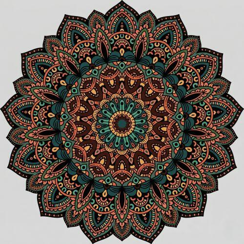 Tapete Mandala D�lia Natureza