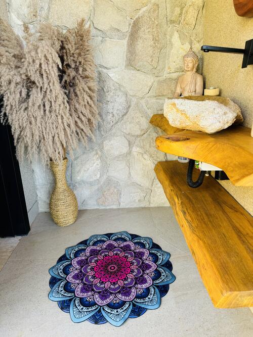 Tapete Mini Mandala L�tus Rosa