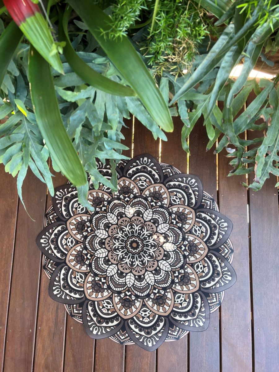 Tapete Mini Mandala Lótus Clássico