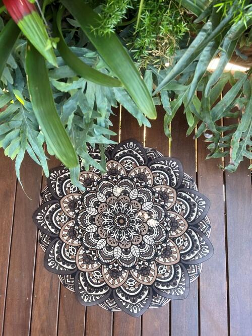 Tapete Mini Mandala Lótus Clássico