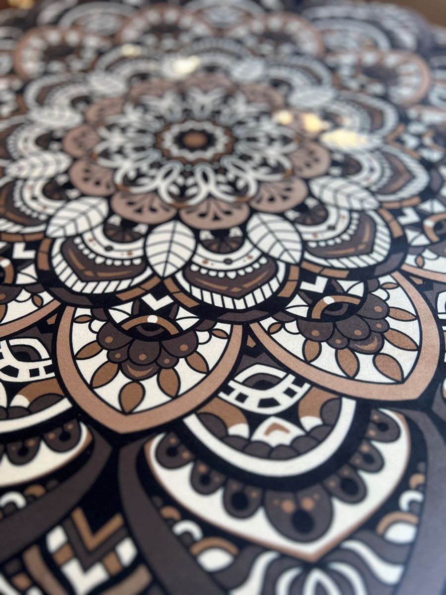 Tapete Mini Mandala Lótus Clássico