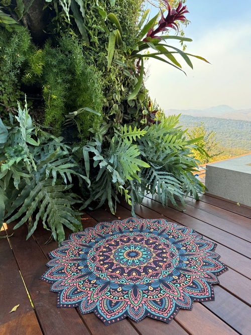 Tapete Mini Mandala Dália Green