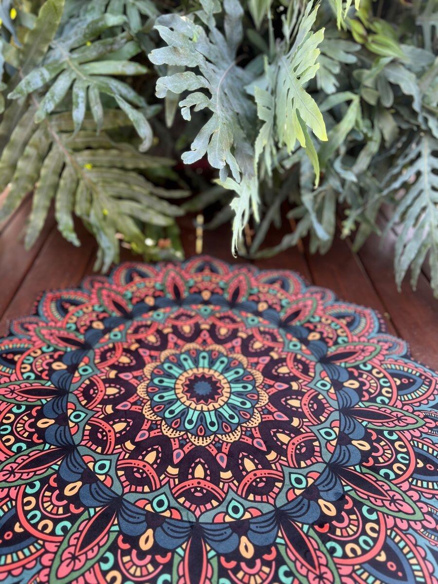Tapete Mini Mandala Dália Green