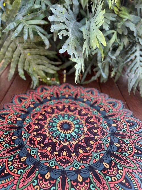 Tapete Mini Mandala Dália Green