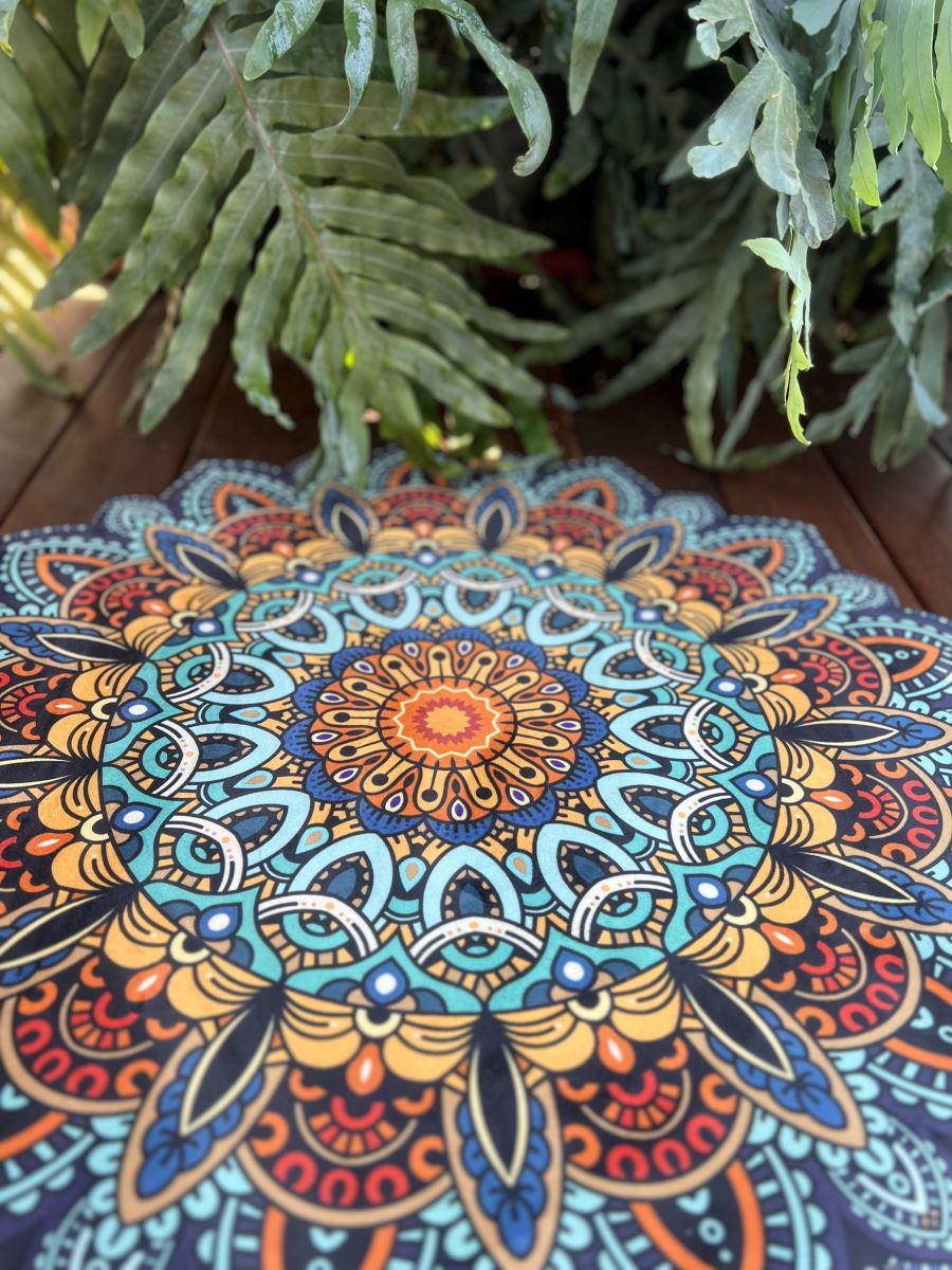 Tapete Mini Mandala Dália Gaya