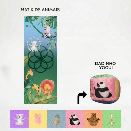Tapete de Yoga Kids + Dadinho Animais