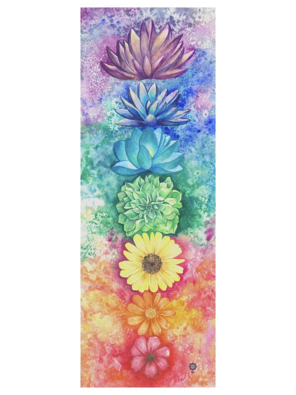 Tapete de Yoga Aveludado 7 Chakras