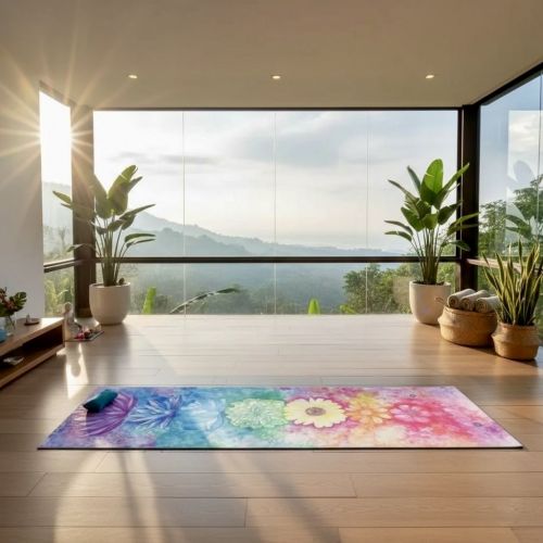Tapete de Yoga Aveludado 7 Chakras