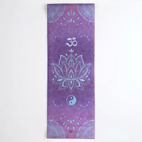 Tapete de Yoga Aveludado OM L�tus Roxo