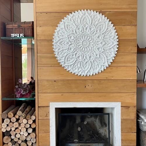 Mandala Plenitude 3D Lírio