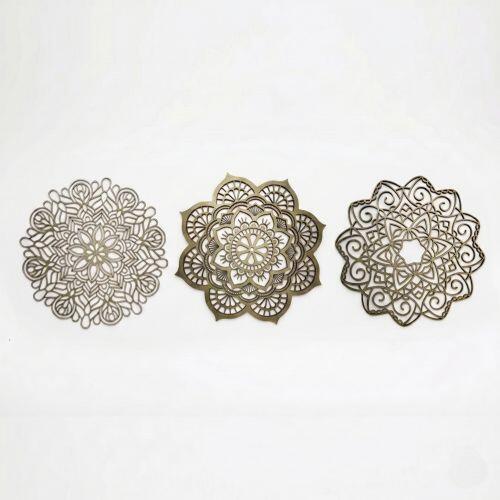 Trio de Mandalas (Cores e Tamanhos)