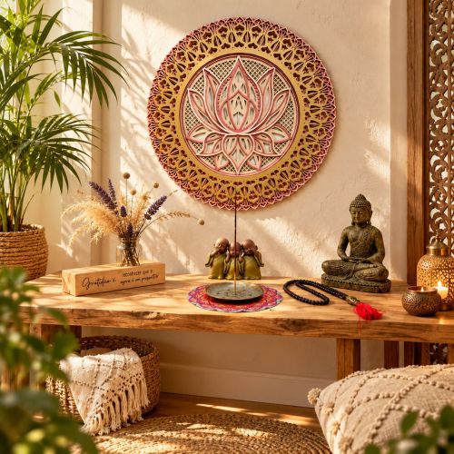 Mandala Lótus 3D