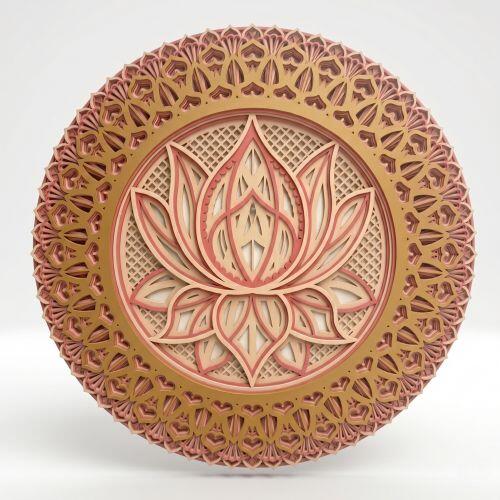 Mandala L�tus 3D