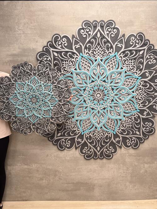 Mandala Koru Rendada 3D
