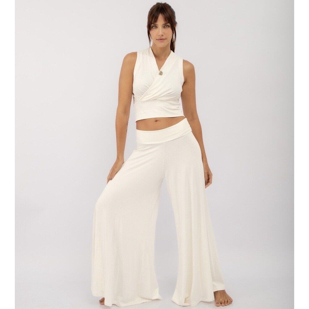 Blusa Regata Transpassada