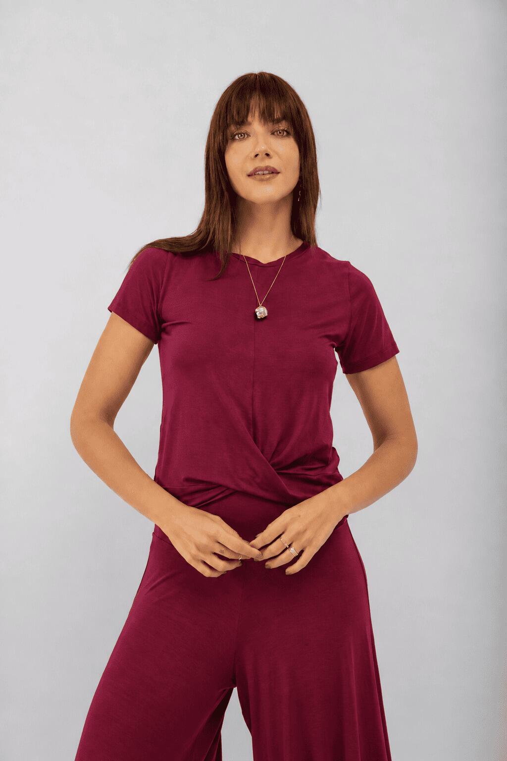 Blusa Camiseta Torção