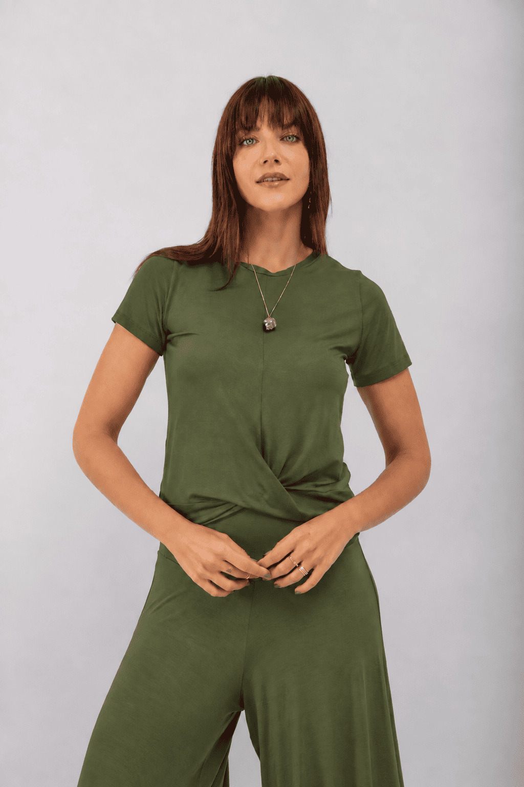 Blusa Camiseta Torção
